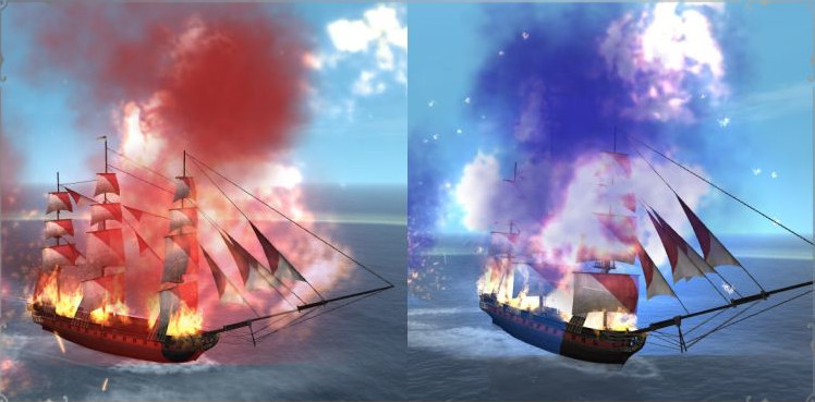 Defeated my enemies in sea battle
